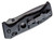 Benchmade 275SGY-1 Adamas Folding Knife CruWear Tungsten Gray Combo Blade, Black