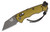 Benchmade 2950BK-2 Partial AUTO Immunity Folding Knife CPM-M4 Cobalt Black Wharncliffe Blade, Woodland Green