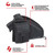 Allen Company Pistol Case with Mag Pouch, Compact Handguns up to 8”, Black