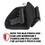 Allen Company Pistol Case with Mag Pouch, Compact Handguns up to 8”, Black