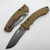 Microtech Amphibian RAM LOK Tan Fluted G-10 & Apocalyptic M390MK
