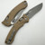 Microtech Amphibian RAM LOK Tan Fluted G-10 & Apocalyptic M390MK