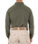 MEN'S PERFORMANCE LONG SLEEVE POLO -  OD Green