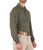 MEN'S PERFORMANCE LONG SLEEVE POLO -  OD Green