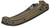 Benchmade 865BK-01 Mini Bedlam AXIS Folding Knife 3.45" S90V Graphite Black Cerakote Scimitar Blade, Layered Coyote/Black/OD Green G10 Handles