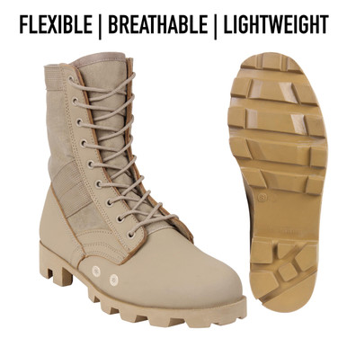 Rothco Jungle Boots - 8 Inch - Top Brass Tactical
