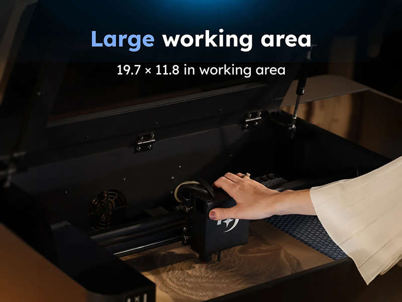 AtomStack Hurricane Laser Cutter - 55 W CO₂