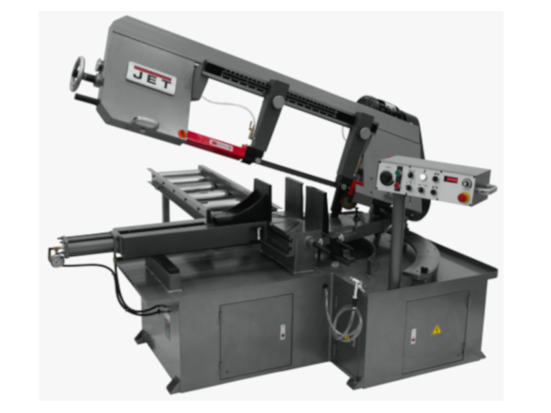 Jet MBS-1323EVS-H 13" x 23" Semi-Automatic Dual Mitering Bandsaw, 3HP, 460V/3PH, JT9-413415 