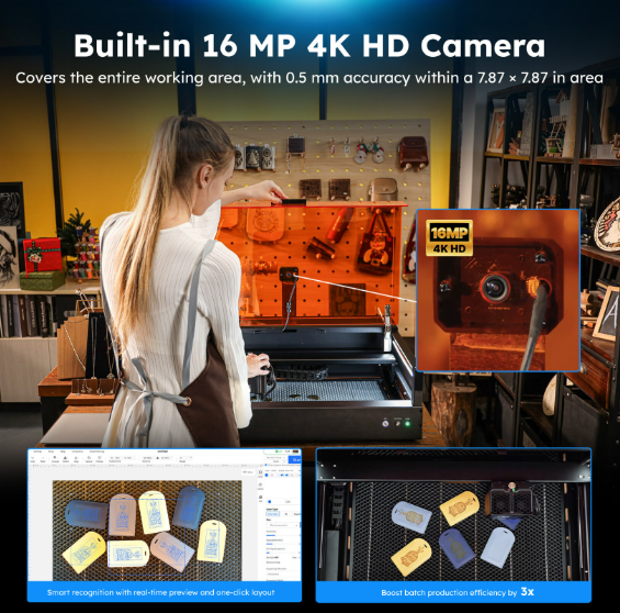 AtomStack Kraft Laser Cutter - 40 W Diode 