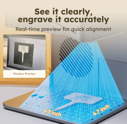 AtomStack Atelier Laser Engraver - 12 W Diode Galvo