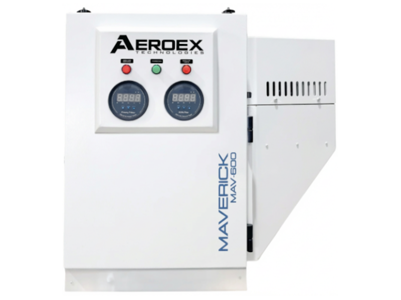 Aeroex - Maverick 600 Oil/Coolant Mist Collector, 1 hp, 650-750 cfm, Max Enclosure: 300 cubic ft, MAV-600