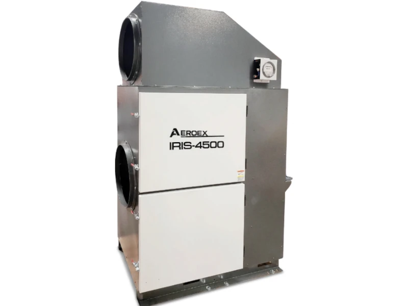 Aeroex - IRIS-4500 Medical Grade Air FIltration System, 7.5 hp, 4500 cfm