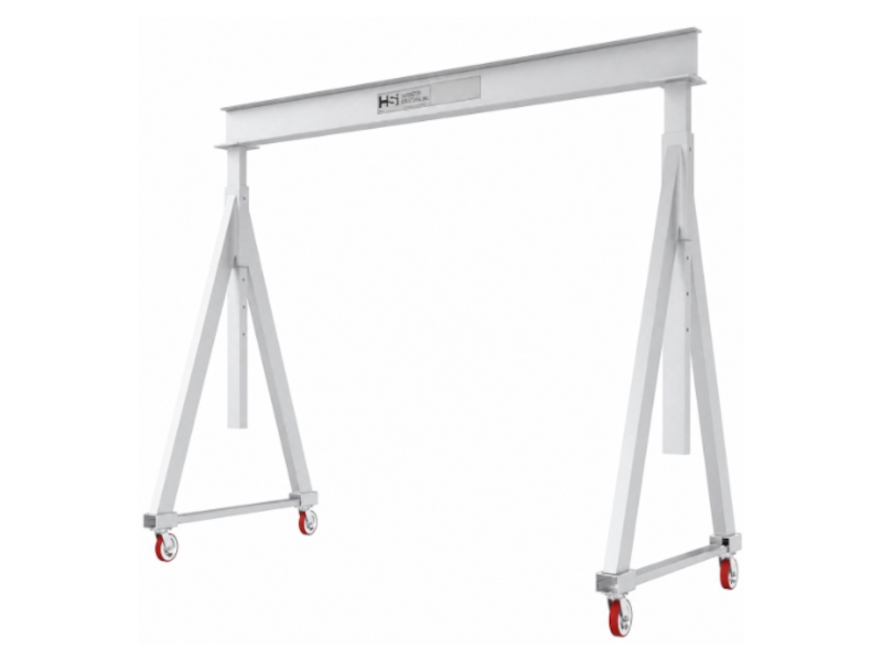 HSI Adjustable Height Aluminum Gantry Crane, 3 Ton