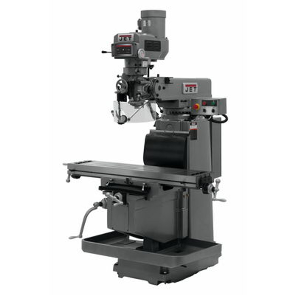 JET JTM-1254VS Mill With Newall DP700 3-Axis DRO (Knee), X Powerfeed  #698144