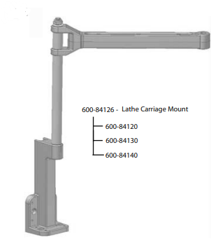Lathe Display Mount for Carriage