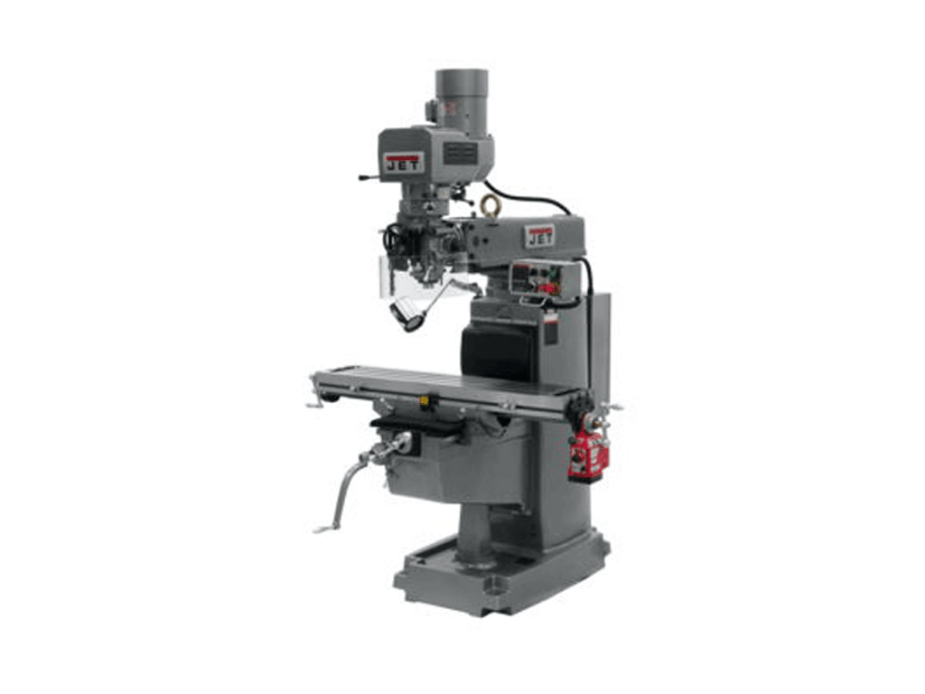 Jet JTM-1050EVS2/230, 10" x 50" Vertical Milling Machine with X-Axis Powerfeed