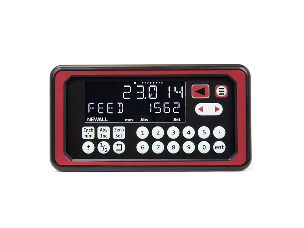 Newall Digital Readout - Single Axis NMS100 DRO Display, Quadrature (TTL) Signal