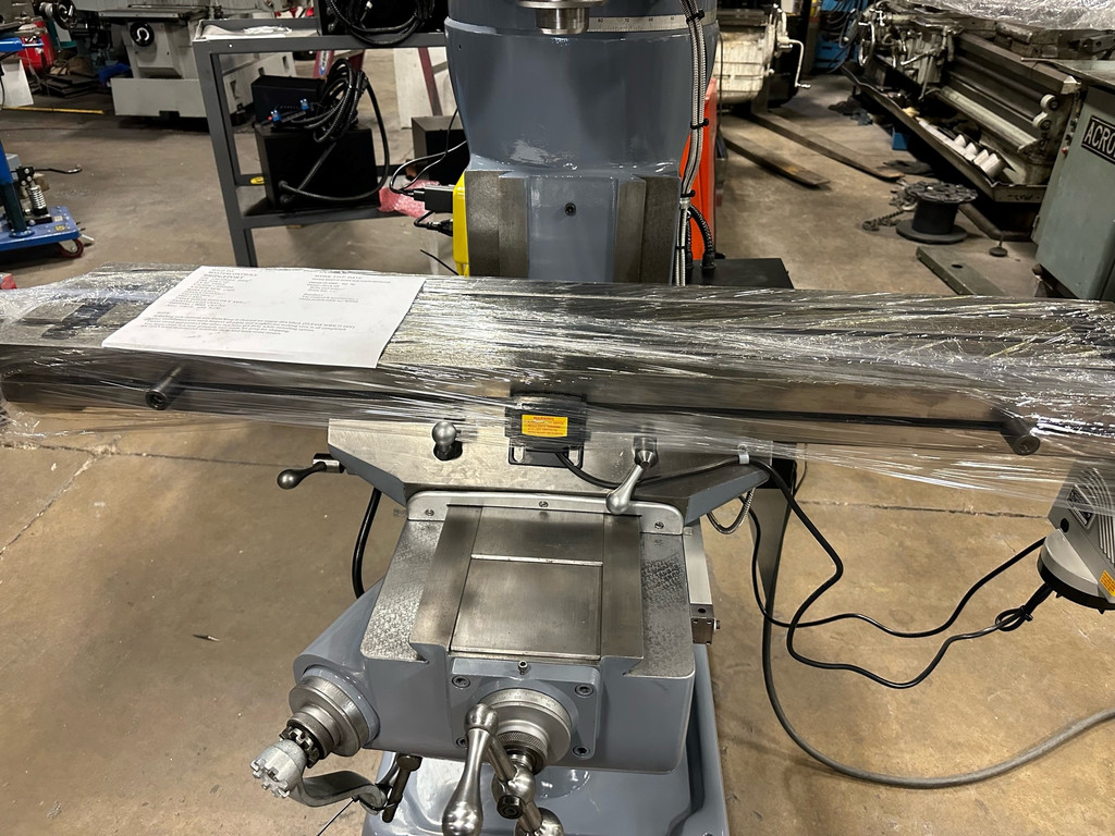 Bridgeport Series I EVS (VFD) Knee Milling Machine, 9" x 48" Table, R8, 3HP, Refurbished to Factory Specs