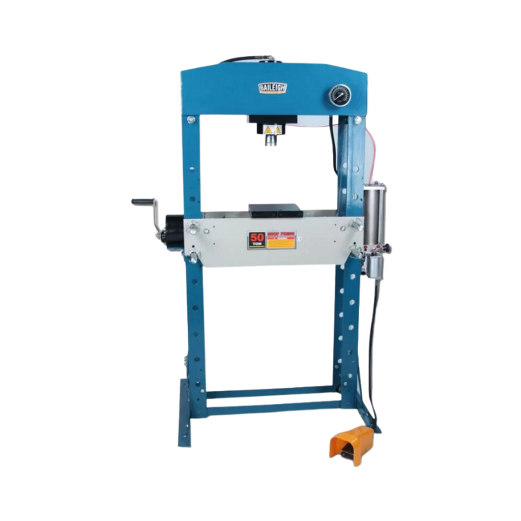 Baileigh Industrial - Air/Hand Operated H-Frame Press - (HSP-50A), BA9-1004828