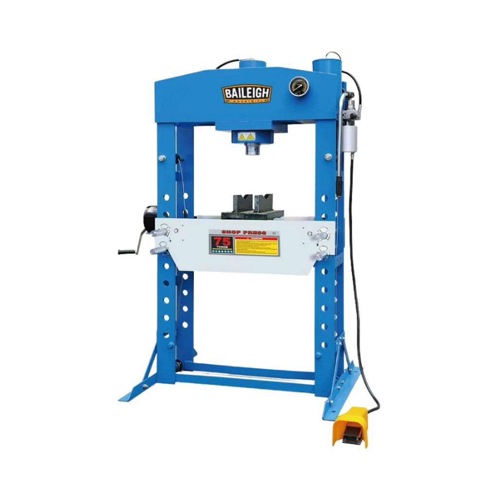 Baileigh Industrial - Pneumatic Shop Press - (HSP-75A), BA9-1004859