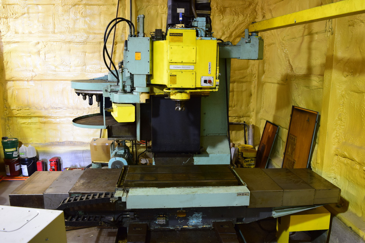 Cincinnati Milacron 15vc Model A Vertical Milling Machine 44 X 20 Working Surface Num Cnc Machinetoolproducts Com