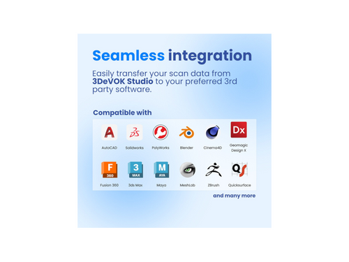 3DeVOK MQ Full-Color 3D Scanner + Wireless Handle (Bundle Promo 2/1 thru 2/27)