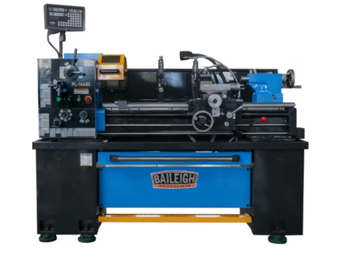 Baileigh Industrial - PL-1440E-1; 14" x 40" Gear Head Metal Lathe with DRO, 3HP, 230V/1PH, BA1-11224
