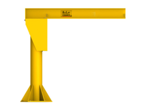 All Lift Heavy Duty Foundationless Jib Crane, 1/2 Ton