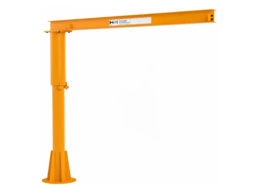 HSI Light Duty Floor Mounted Jib Crane, 1/2 Ton