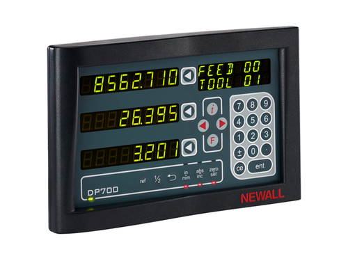 Newall - DP700, 2 Axes, 16" x 34" Travel, Mill DRO Kit
