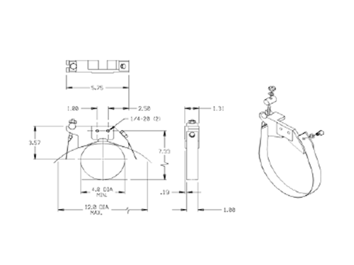 Motor Mounting Strap