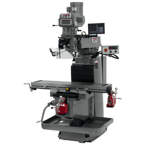 JET JTM-1254VS Mill With Newall DP700 3-Axis DRO (Quill), X & Y Powerfeeds #698080