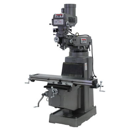 JET JTM-1050VS2  Mill With 3-Axis ACU-RITE 203 DRO (Quill) and X-Axis Powerfeed #690158
