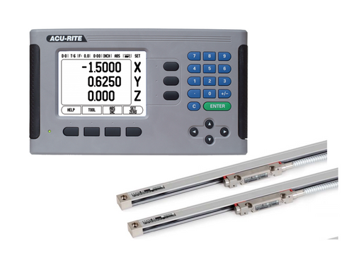 Acu-Rite - 200S, 2 Axes, 8" x 48" Travels, Lathe DRO Kit