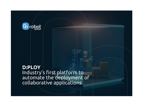 OnRobot D:PLOY Software - Palletizing, CNC Machine Tending, Packaging, Transfering Applications