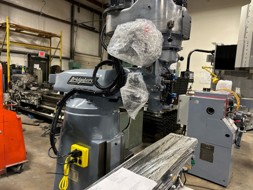 Bridgeport Series I EVS (VFD) Knee Milling Machine, 9" x 48" Table, R8, 3HP, Refurbished to Factory Specs
