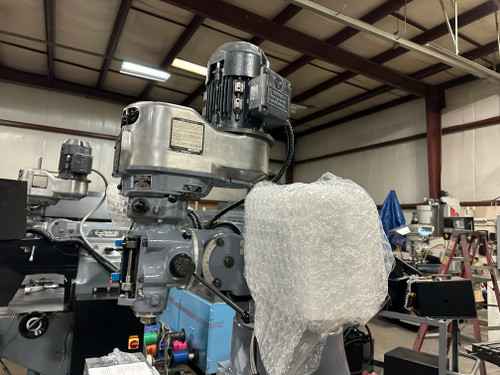 Bridgeport Series I EVS (VFD) Knee Milling Machine, 9" x 48" Table, R8, 3HP, Refurbished to Factory Specs