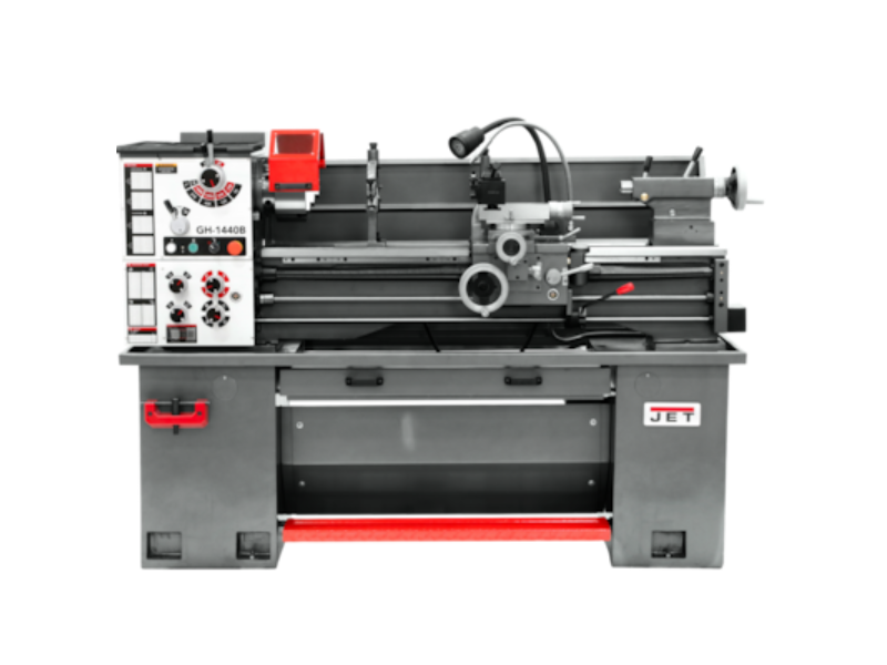 Jet GH-1440B Geared Head Bench Lathe with Stand & Foot Brake