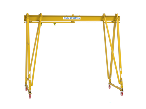 Rigid Lifelines - Adjustable Height Rolling A-Frame Anchor Track ...