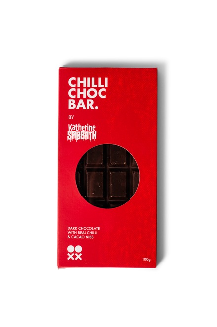 Katherine Sabbath x Two Good Chilli Chocolate Bar