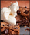 Messina Gingerbread Cookie Pie slice topped with vanilla gelato and dark chocolate chunks