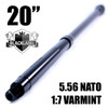 BLACK LABEL 20'' 5.56 Nato Nitride 1:7 Varmint Barrel