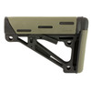 Hogue AR-15 Collapsible Carbine Buttstock Mil-Spec OverMolded OD Green (CT35HO15240)