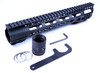 12" Slim Handguard Free Float - 3-Gun Pro Key-Mod Rail