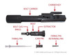 Mag Phos Bolt Carrier Group (BCG), HPT/MPI Spec (223/5.56) AR-15/M16 Full Auto