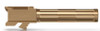Lantac 9INE Drop In Replacement Barrel GLOCK 17 Fluted/Non-Threaded 9mm Luger 1:10" Twist Stainless Steel Bronze Finish