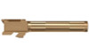 Lantac 9INE Drop In Replacement Barrel GLOCK 17 Fluted/Non-Threaded 9mm Luger 1:10" Twist Stainless Steel Bronze Finish