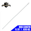 Black Label Mid Gas Tube 11.75" - Stainless | Ar