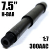 7.5" H-Bar Pistol Barrel 300 Blackout 1:7 Nitride | 300AAC