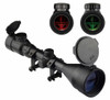 1S1K Optics 3-9 X 56 Illuminated Mil-Dot Rangefinder Reticle Rifle Scope - Black